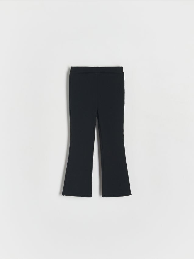 Gef Tterte Hose Im Flare Fit Farbe Schwarz Reserved Bg X