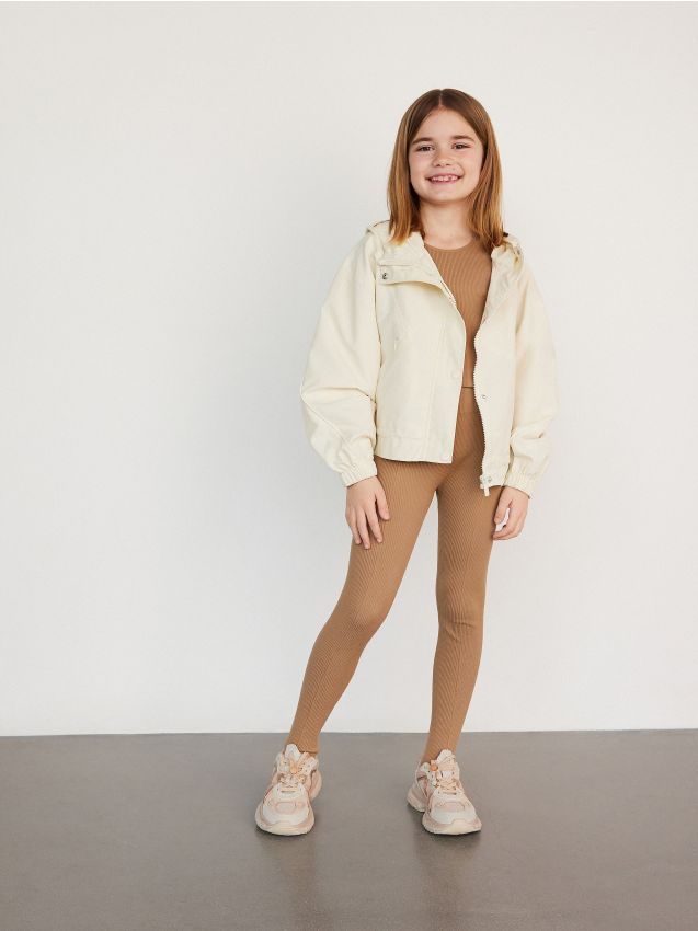 Light Hooded Jacket Color Nude Reserved Aw X