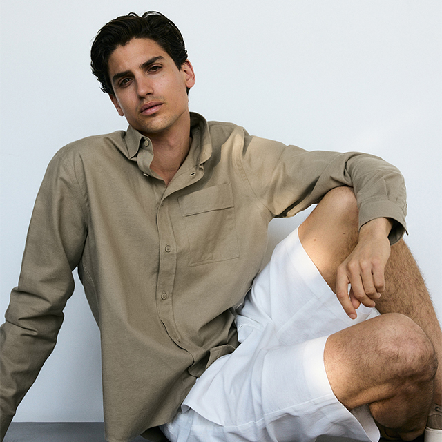Check out our Linen collection for MEN! - RESERVED banner