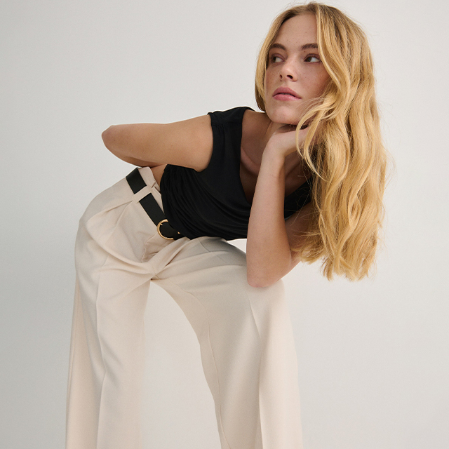 Check out our TROUSERS  collection for WOMEN! - RESERVED banner