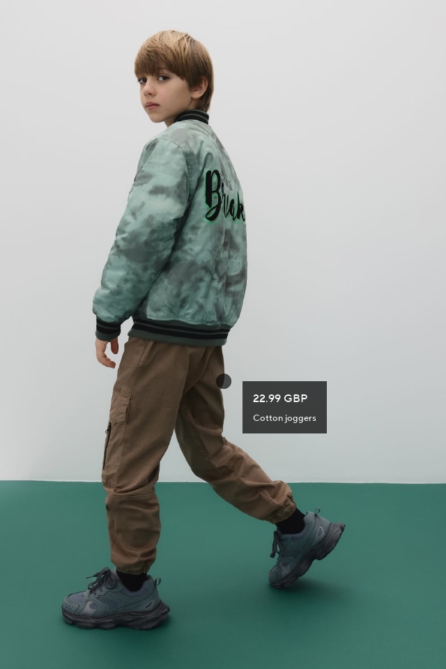 Check out our TROUSERS collection for BOY! - RESERVED banner