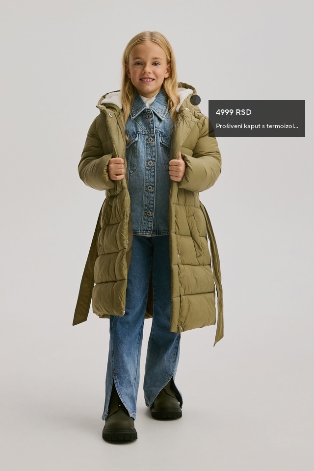 Check out our OUTERWEAR collection for GIRL! - RESERVED banner