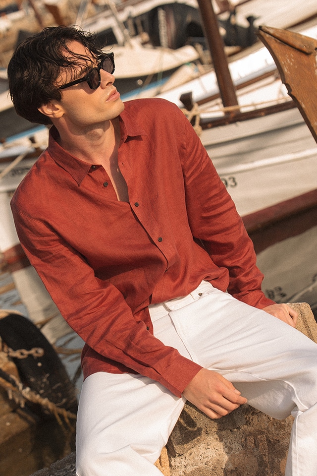 Check out our Linen collection for HIM - RESERVED banner