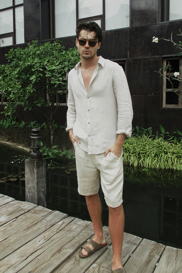 Check out our Linen collection for HIM - RESERVED banner
