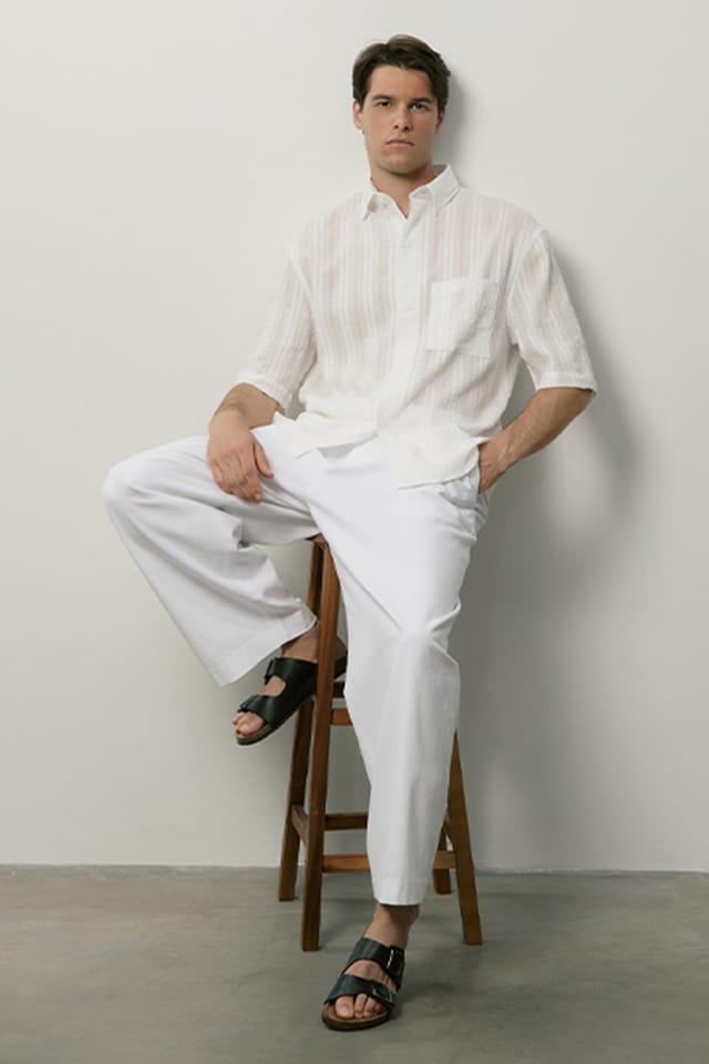 Check out our TROUSERS collection for MEN -  RESERVED banner