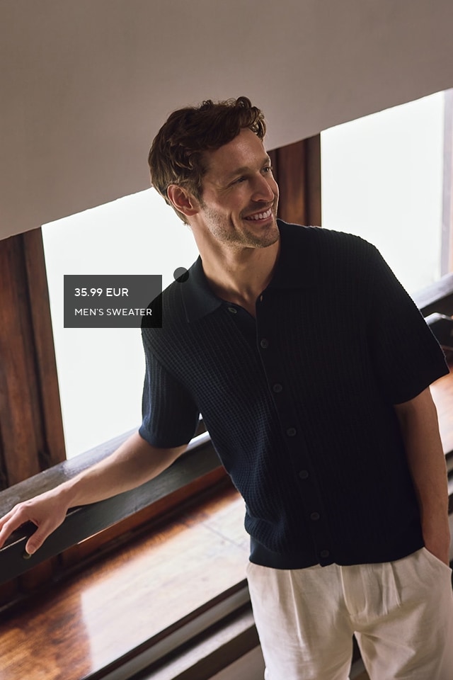 Check out our SUMMER KNIT collection for HIM - RESERVED banner