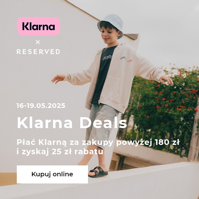 KLARNA X RESERVED banner