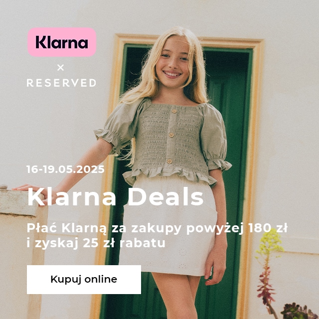 KLARNA X RESERVED banner