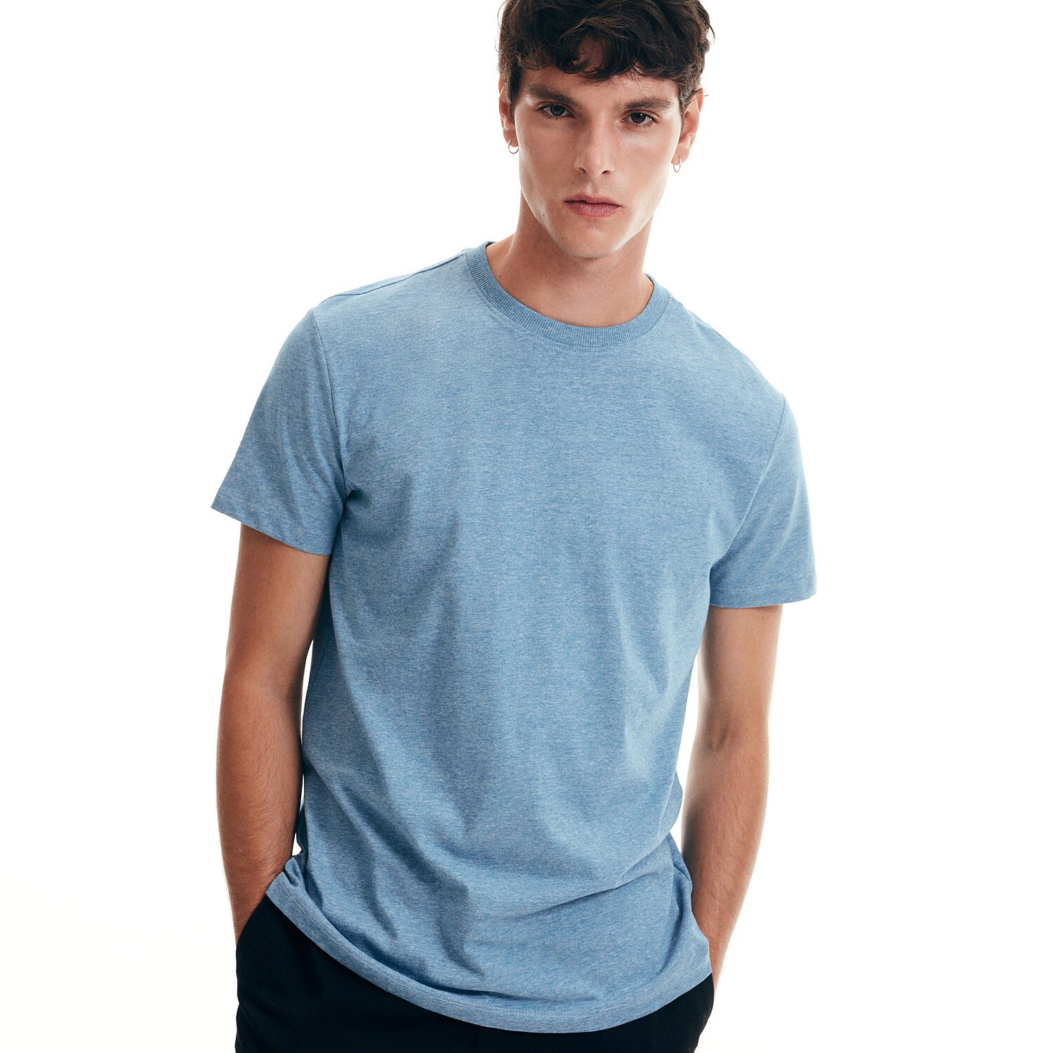 Reserved – Tricou regular – Albastru Albastru imagine noua 2022