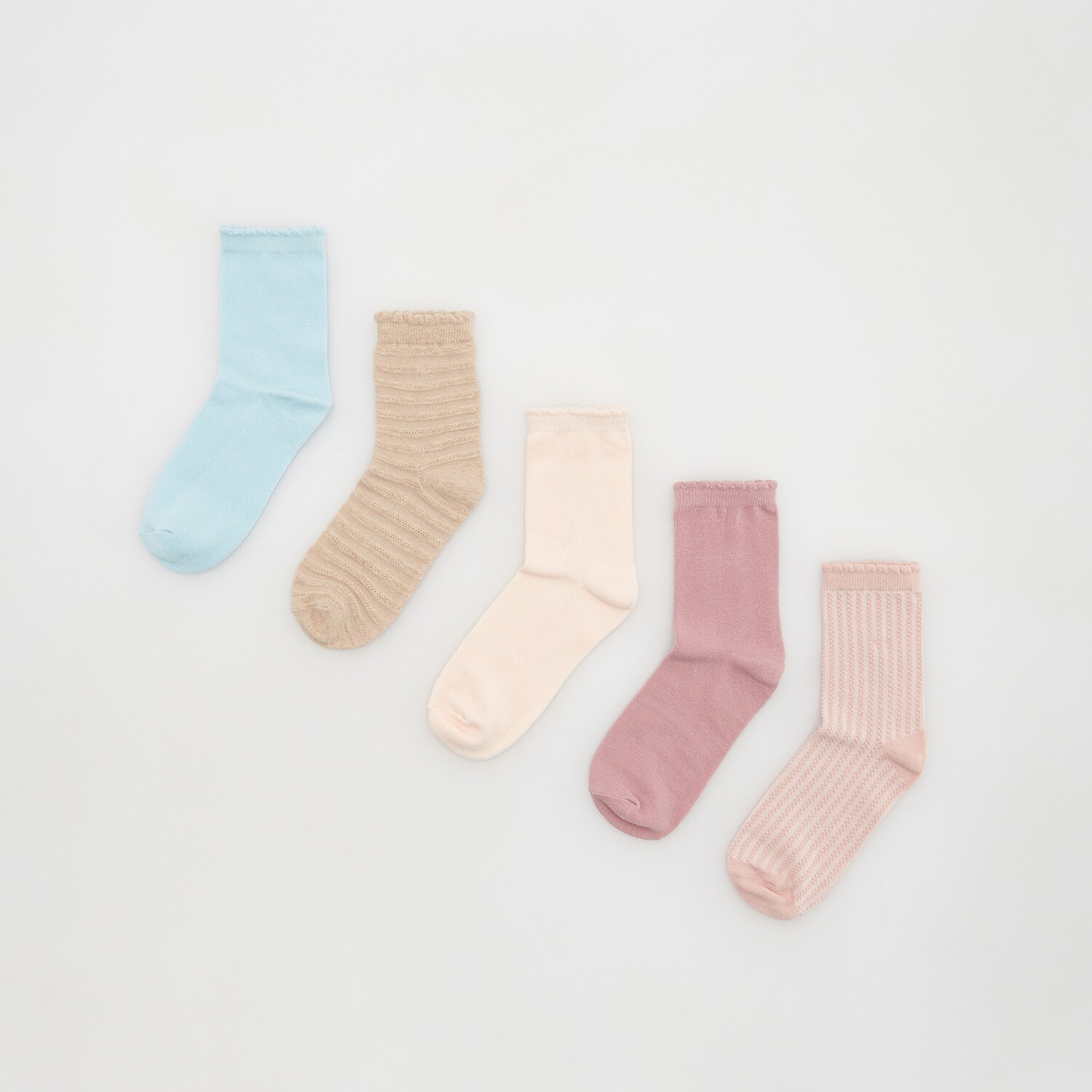 Reserved – Set de 5 perechi de șosete cu conținut ridicat de bumbac – Multicolor bumbac imagine noua gjx.ro