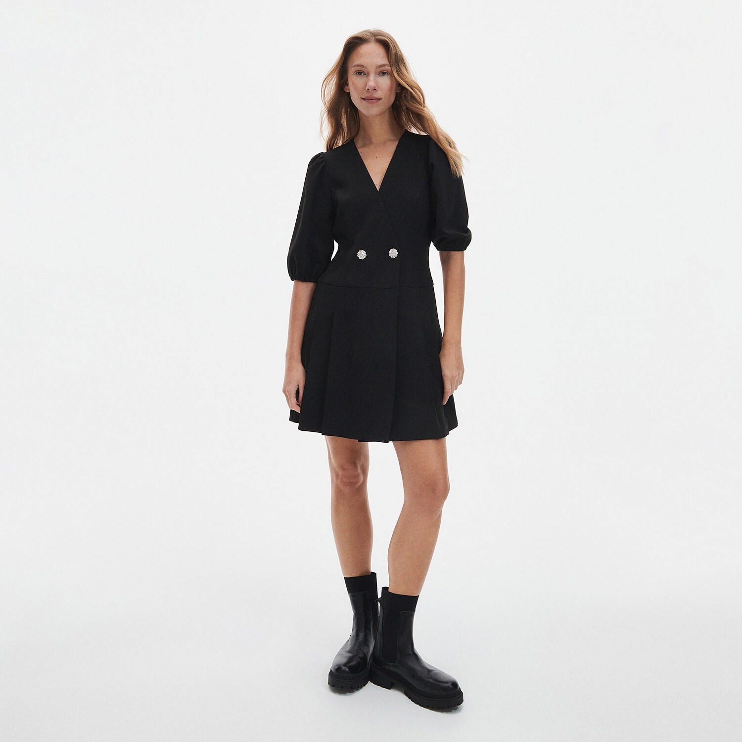 Reserved – Rochie mini – Negru clothes imagine noua 2022