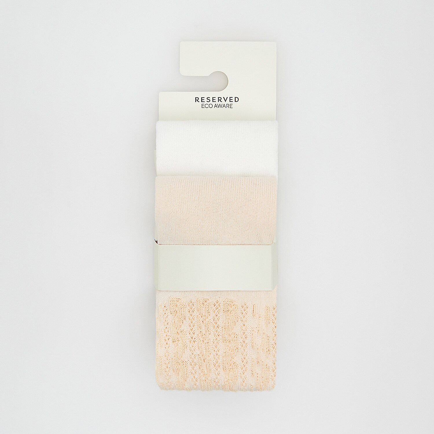 Reserved – Set de 2 dresuri din tricot striat – Ivory accessories imagine noua 2022