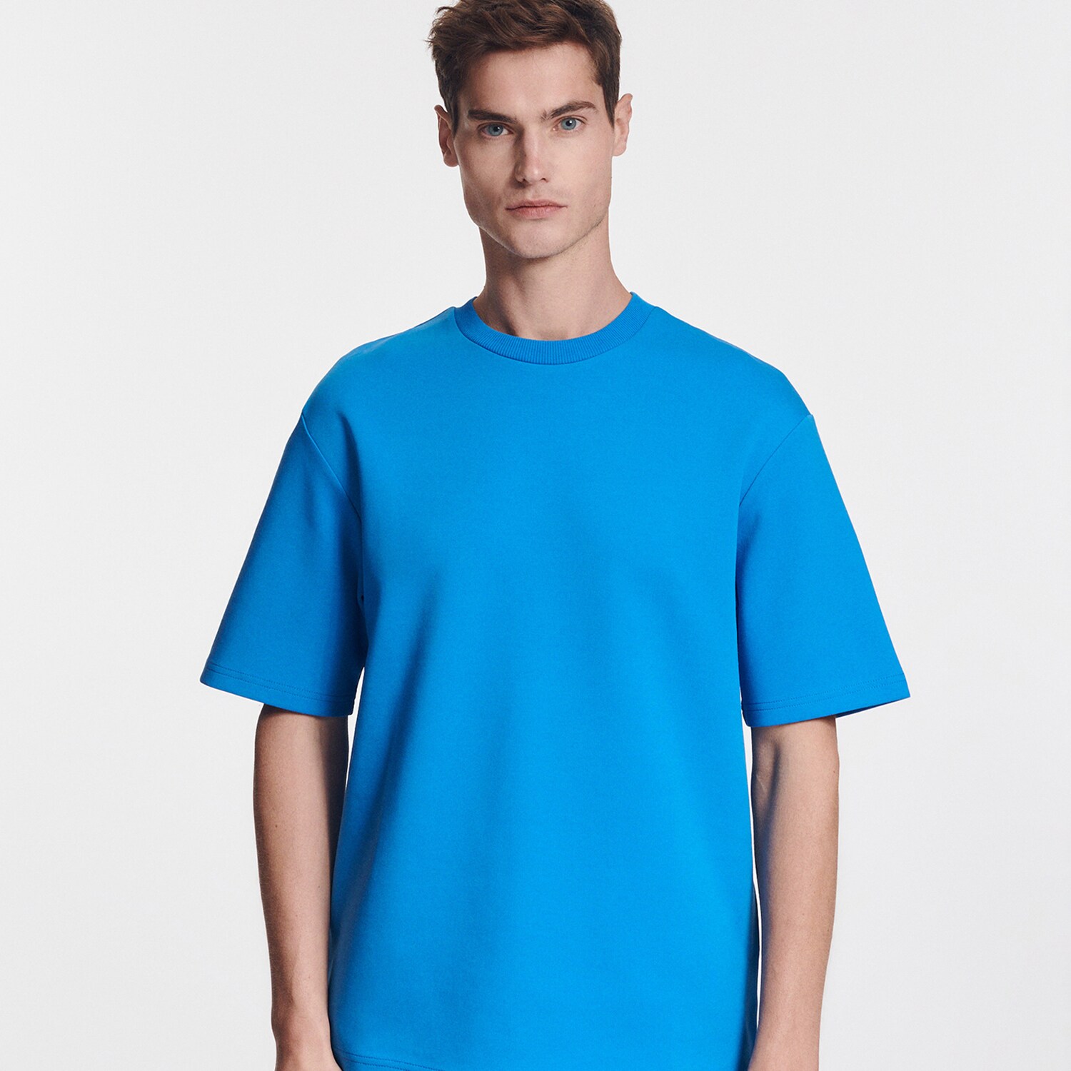 Reserved – Men`s t-shirt – Albastru Albastru imagine noua 2022