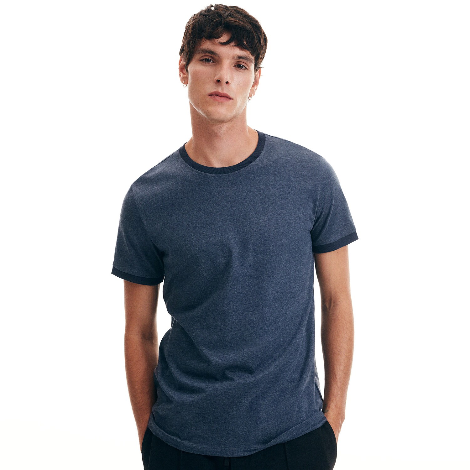 Reserved – Tricou regular – Bleumarin bleumarin imagine noua 2022