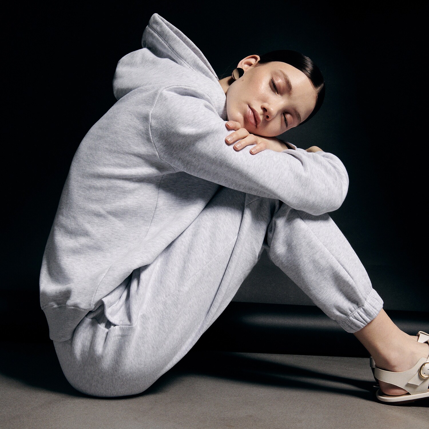 Reserved – Hanorac de trening, din jerseu – Gri deschis clothes imagine noua 2022