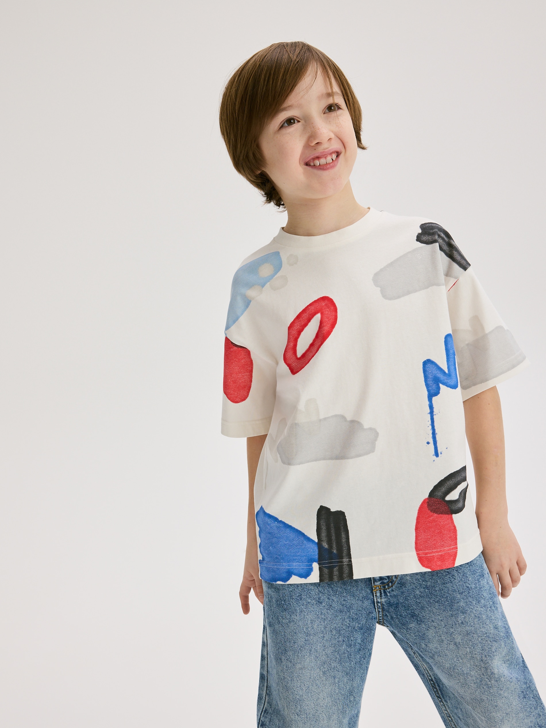 Reserved - Μπλούζα oversize με τύπωμα φωτογραφία