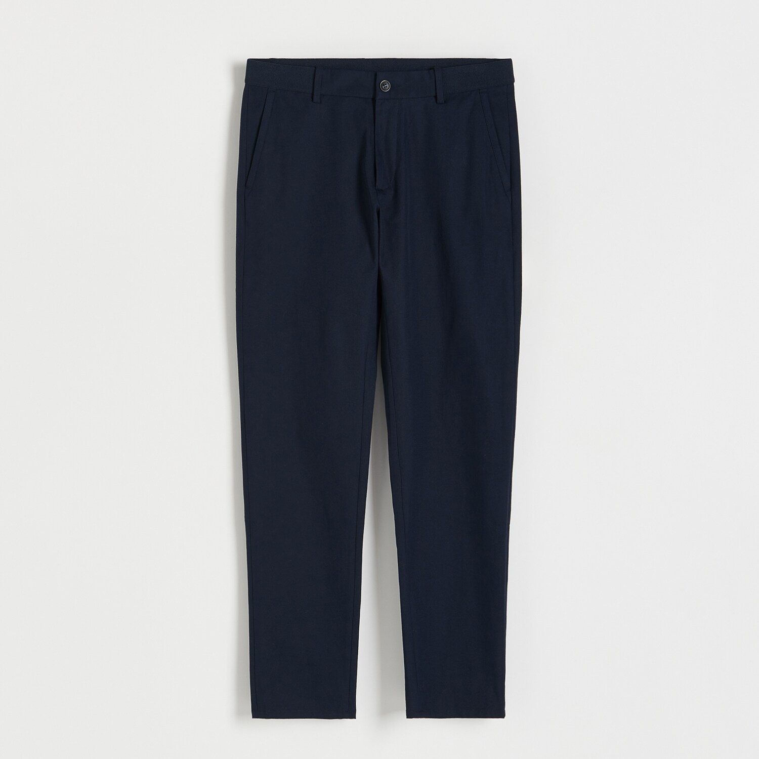 Reserved – Pantaloni chino slim – Bleumarin Bleumarin imagine noua gjx.ro