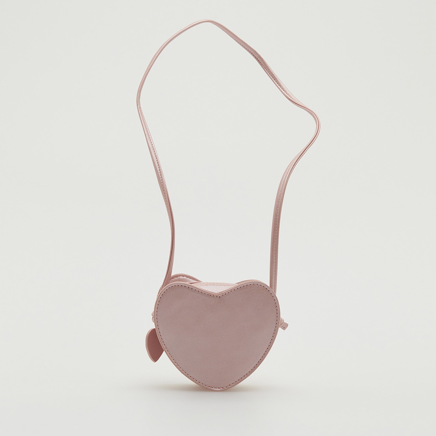 Reserved – Gentuță în formă de inimioară, cu bandulieră – Roz bags imagine noua 2022