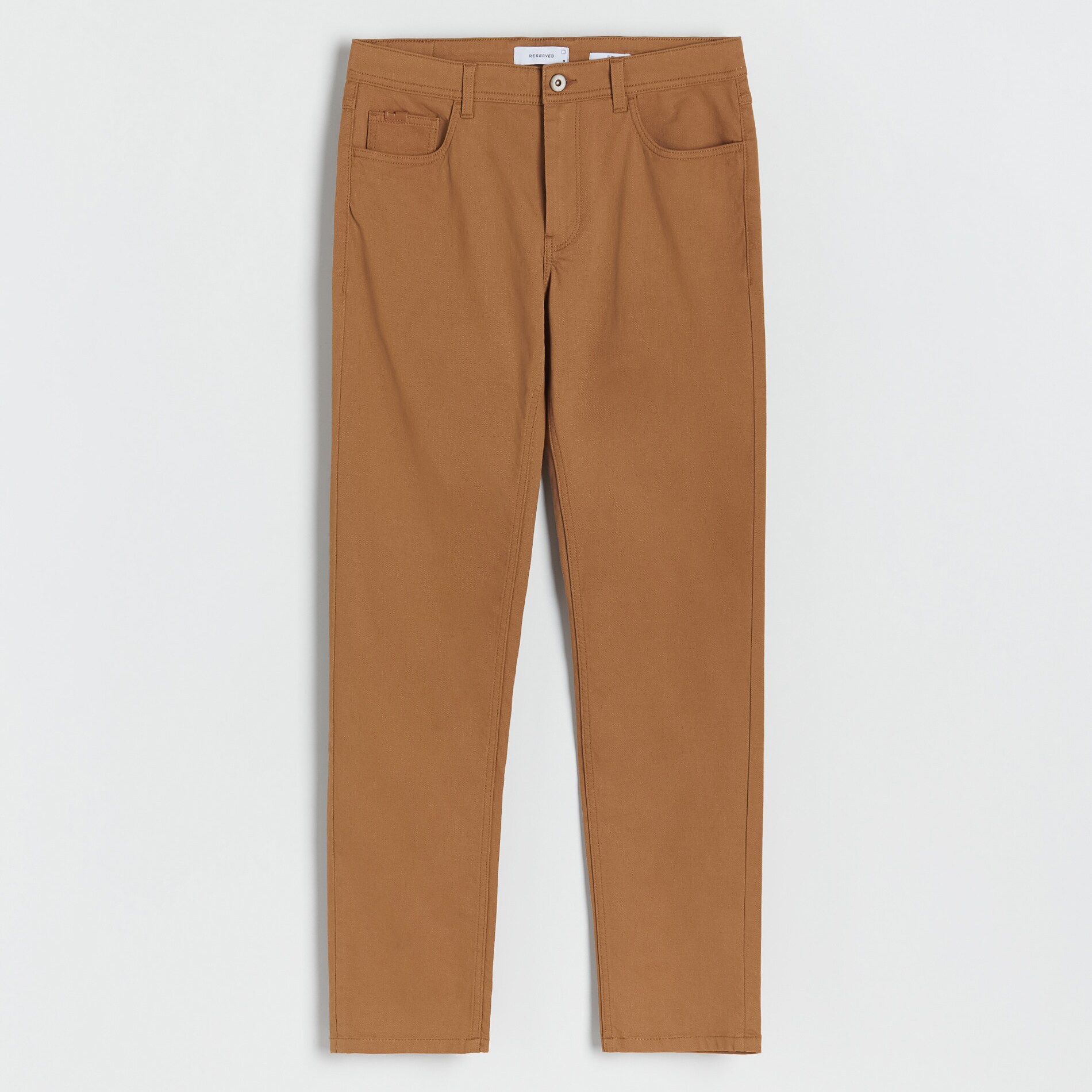 Reserved – Pantaloni regular fit – Maro clothes imagine noua 2022