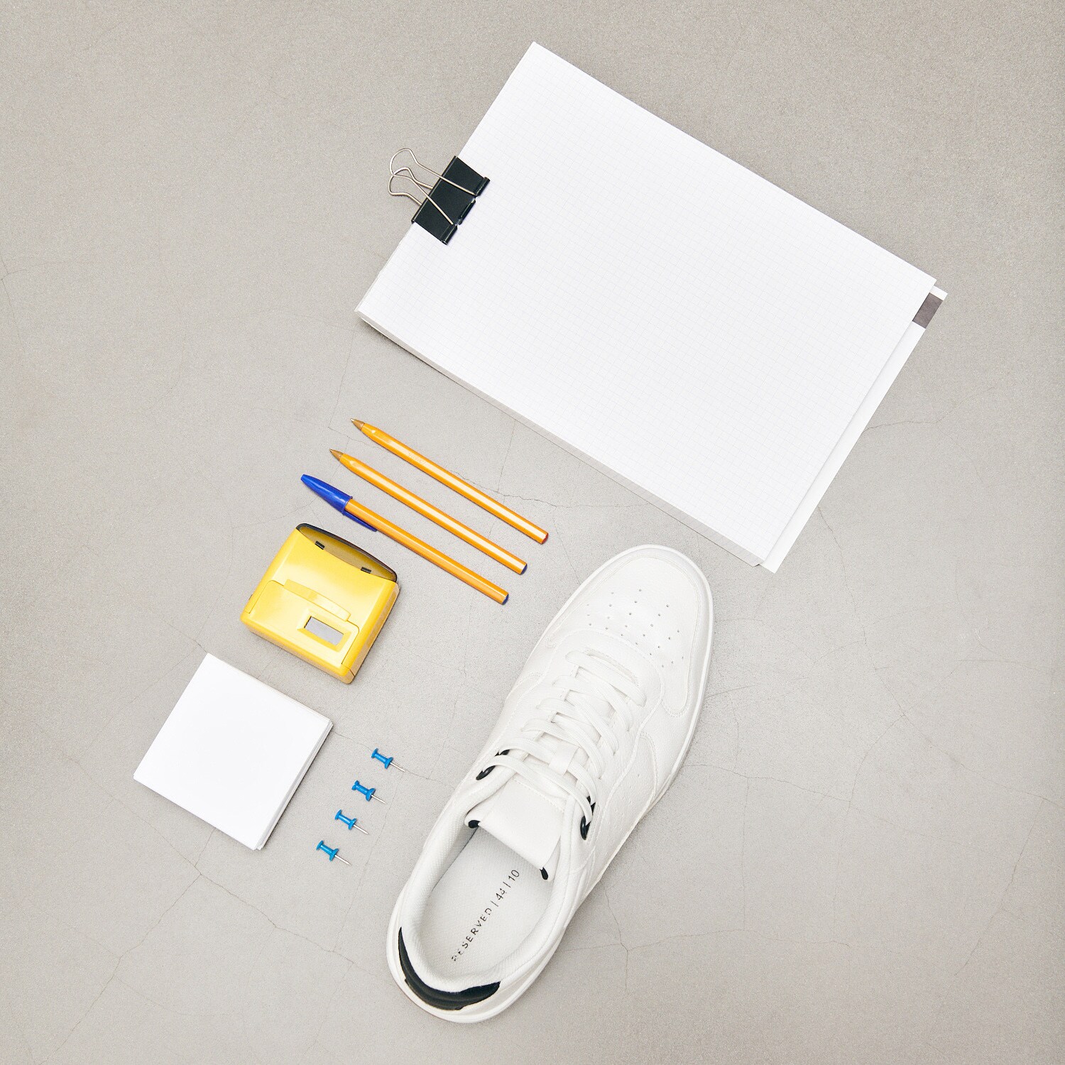 Reserved – Pantofi sport cu inserție contrastantă – Alb accessories imagine noua 2022