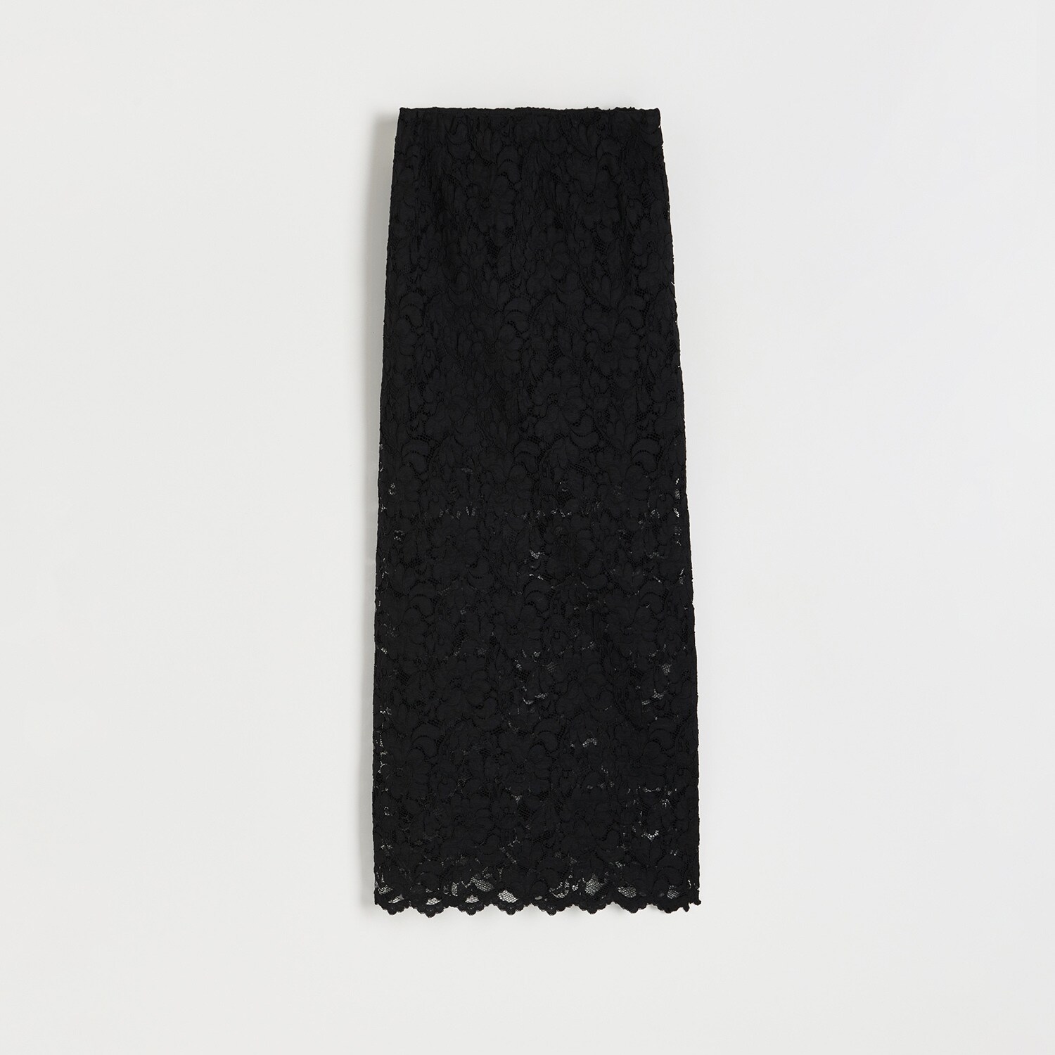 Reserved – Fustă de dantelă – Negru clothes imagine noua 2022