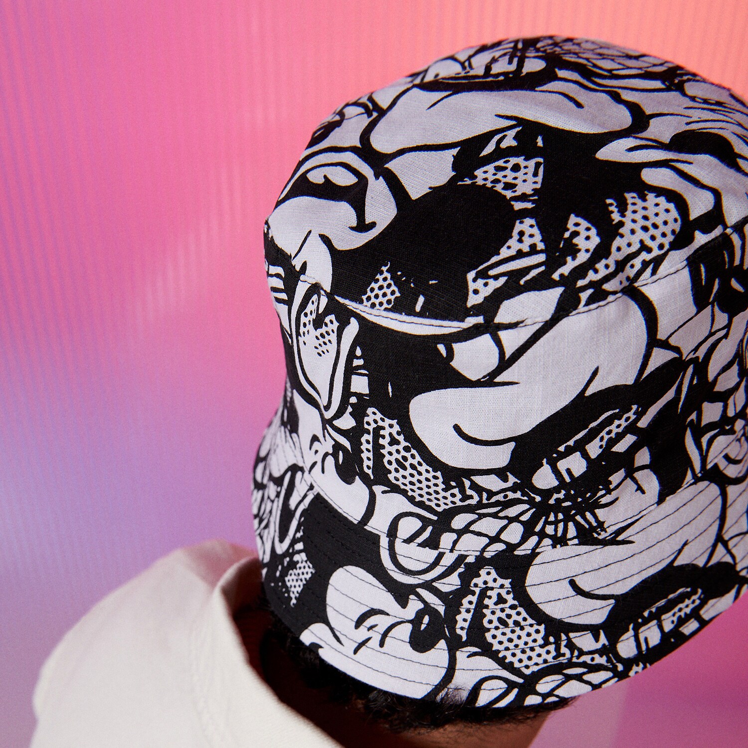 Reserved – Pălărie cloș bucket hat – Negru accessories imagine noua 2022