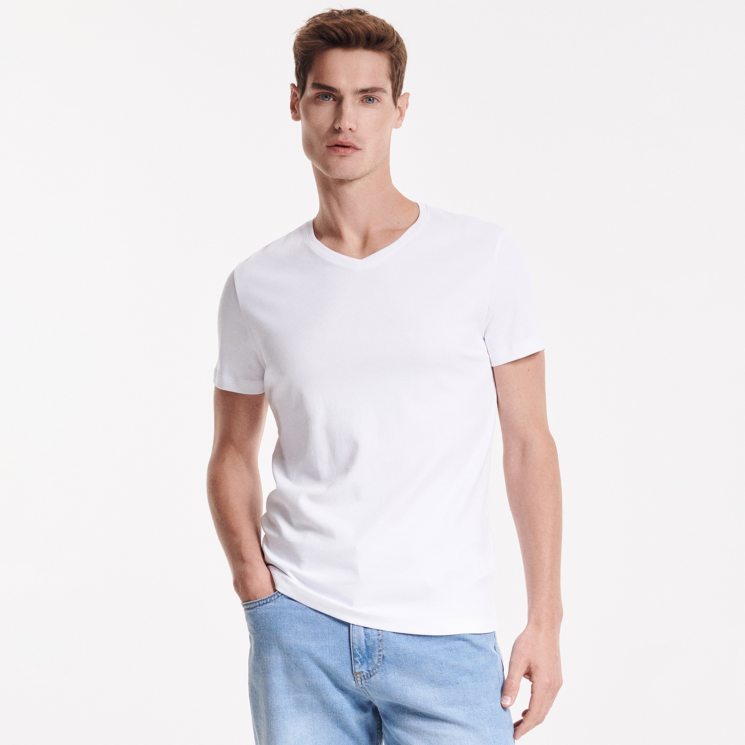 Reserved – Tricou regular – Alb alb imagine noua 2022