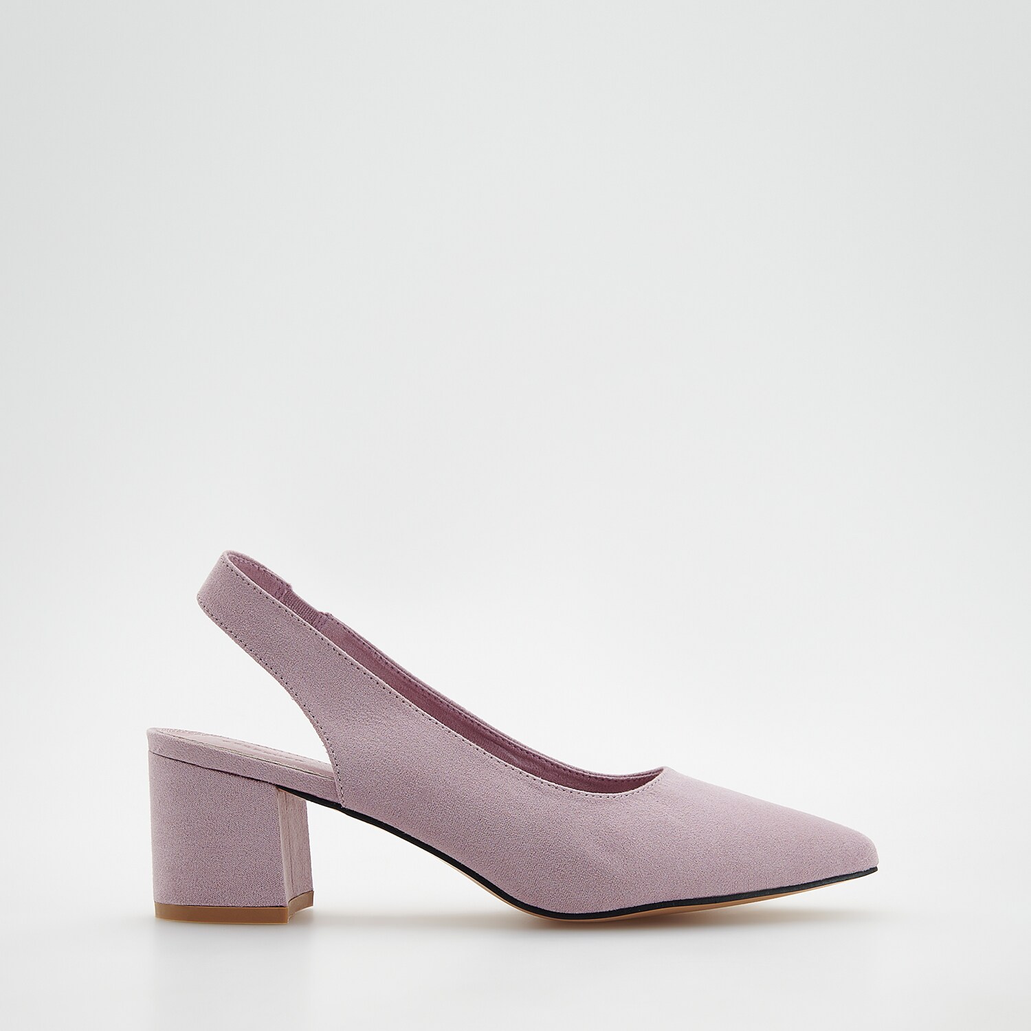 Reserved – Pantofi cu toc înalt gros – Violet accessories imagine noua 2022