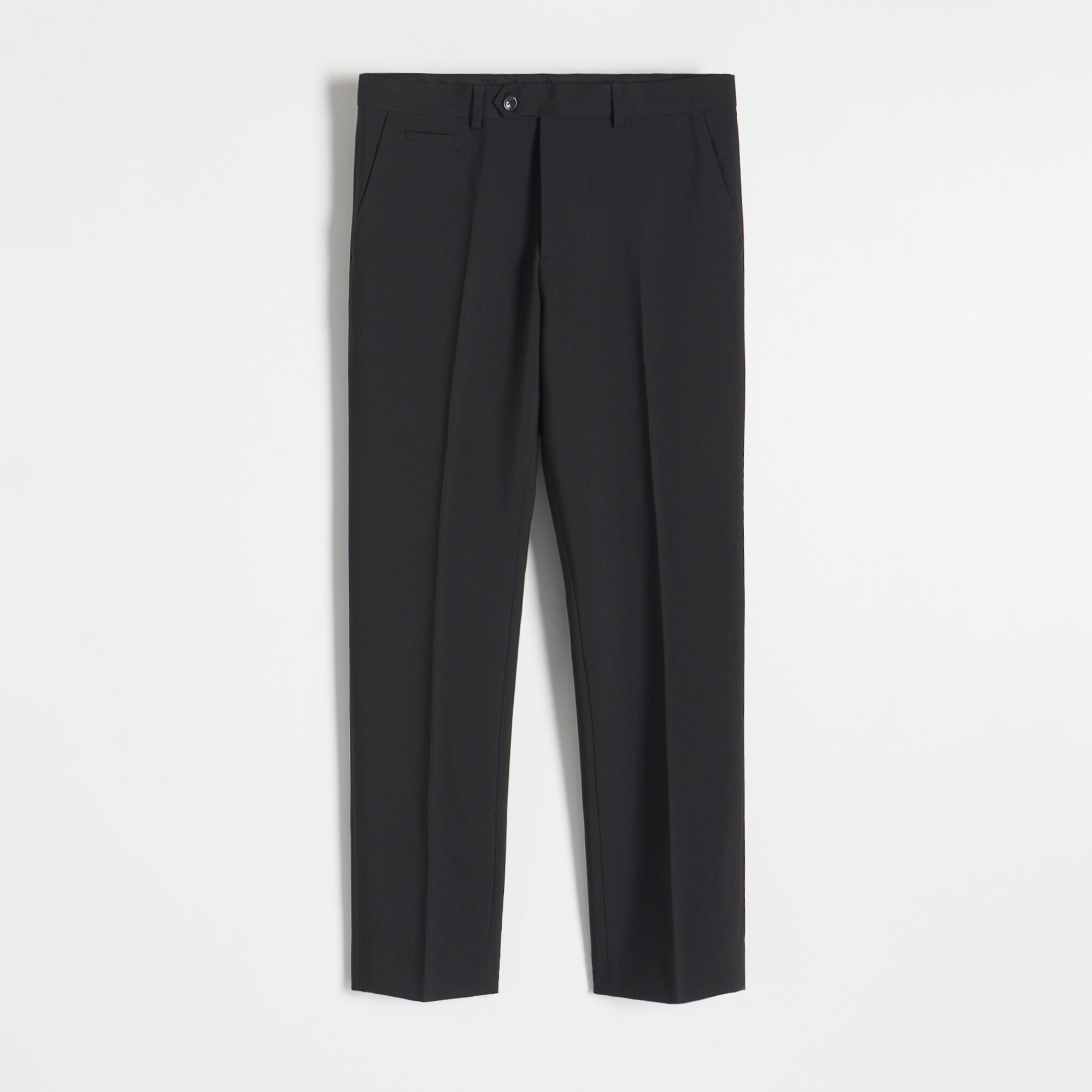 Reserved – Pantaloni slim la dungă – Negru clothes imagine noua 2022