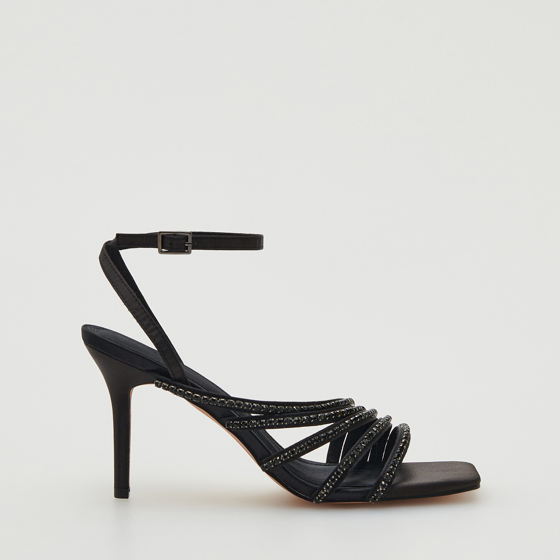 Reserved – Sandale cu toc înalt – Negru accessories imagine noua 2022