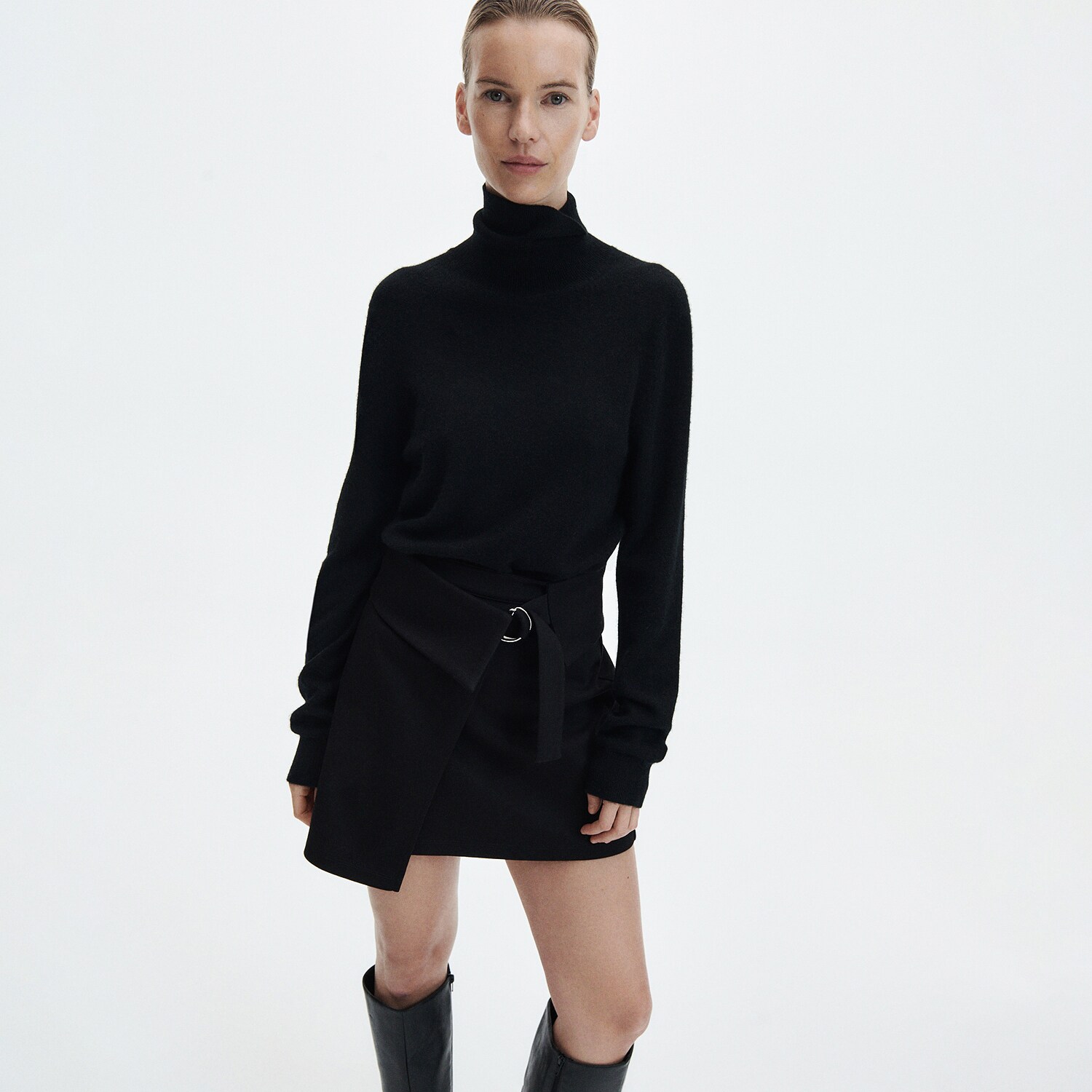 Reserved – Fustă mini – Negru clothes imagine noua 2022
