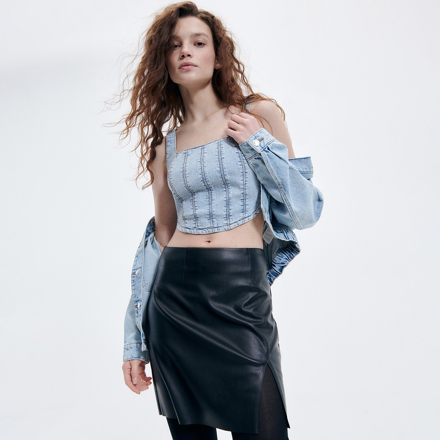 Reserved – Ladies` skirt – Negru clothes imagine noua 2022