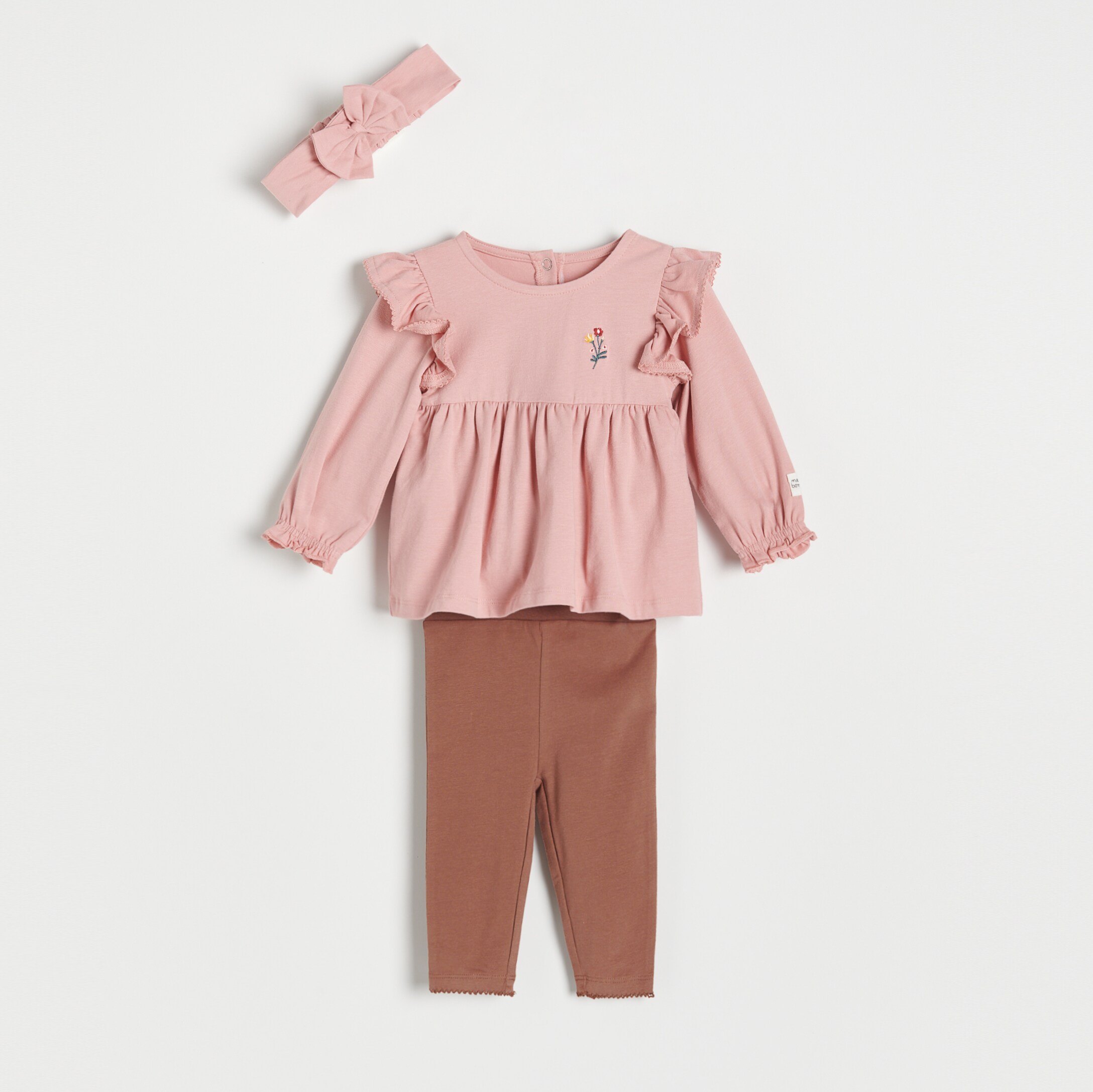 Reserved – Babies` body suit, trousers & headband – Roz Babies` imagine noua 2022