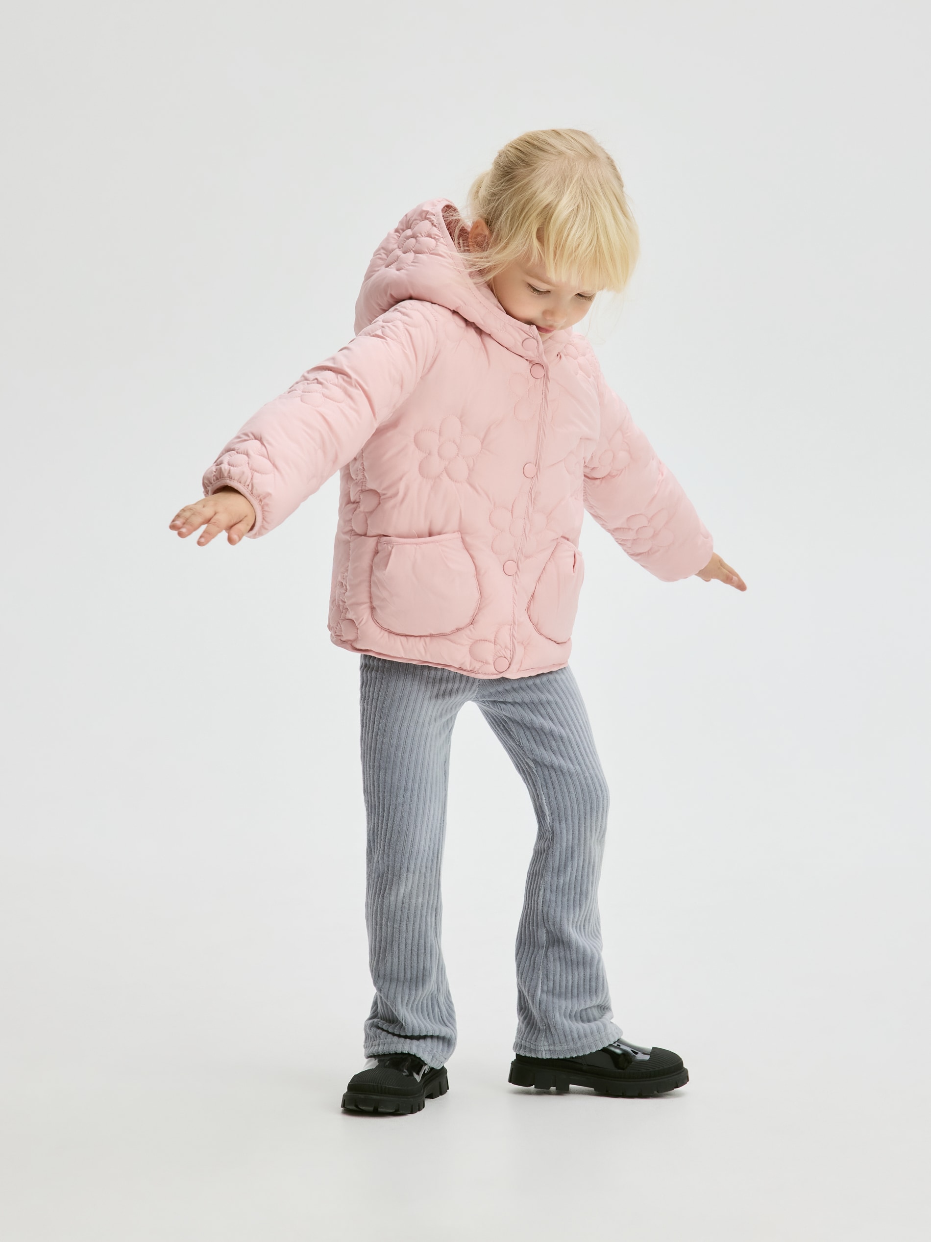 Reserved - Μπουφάν με αντιθετικές ενθέσεις φωτογραφία