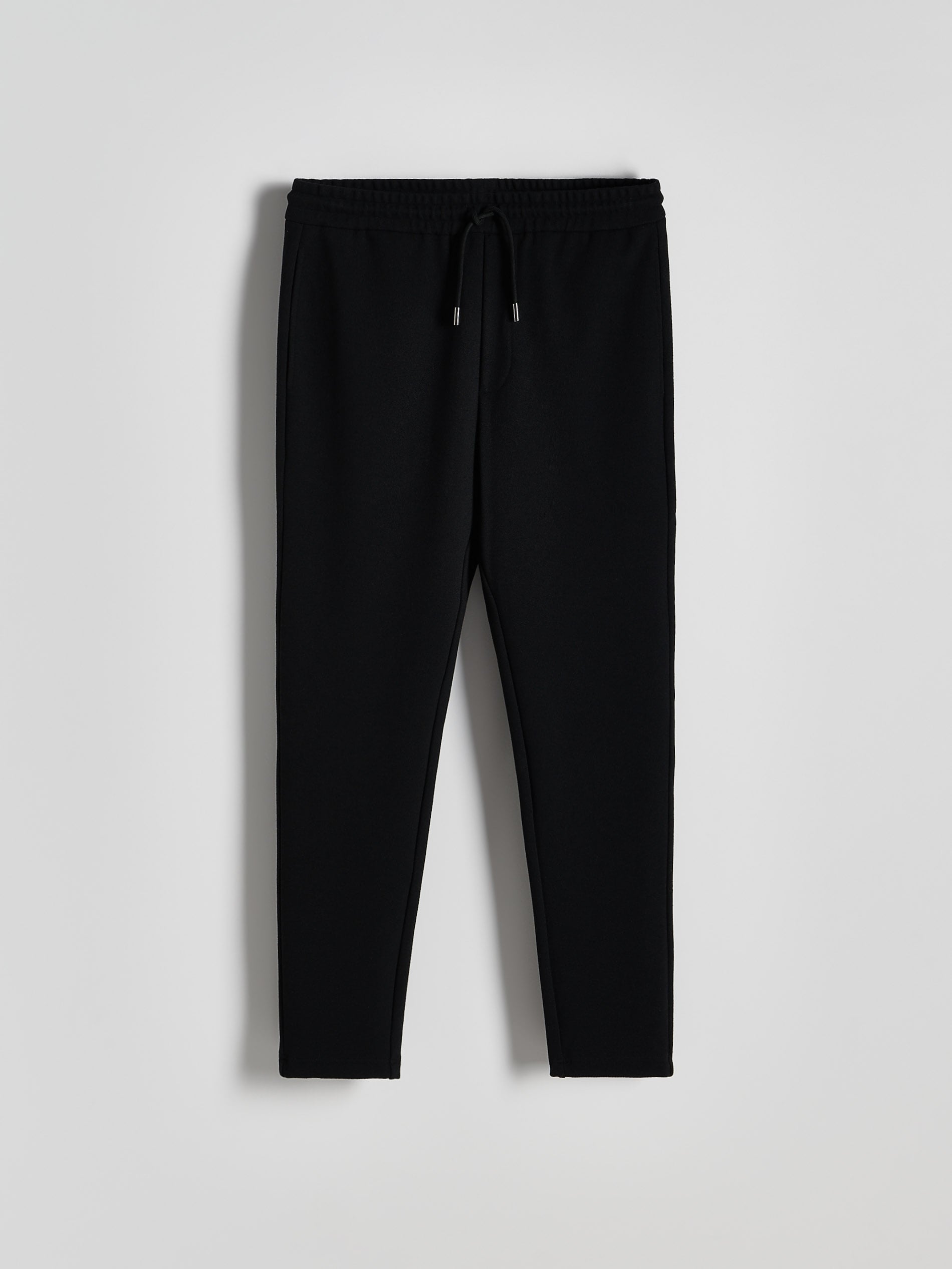 Reserved - Pantaloni slim fit con laccio - nero