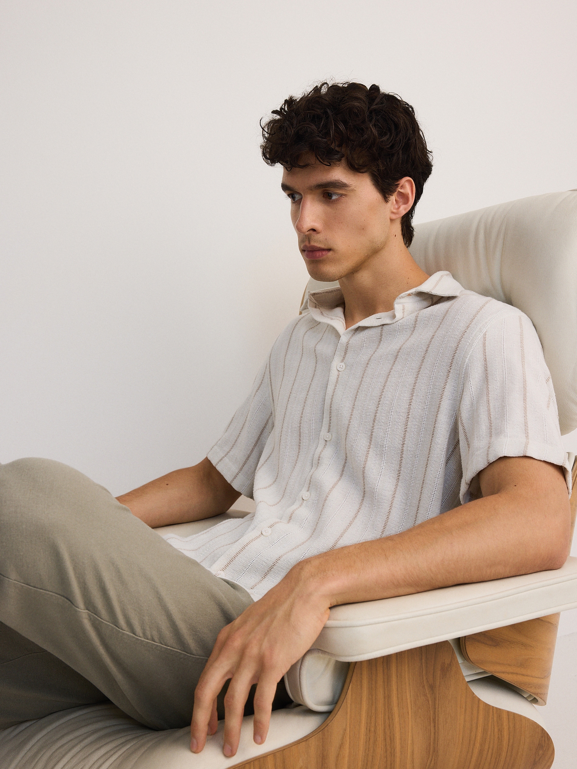 Reserved - Ριγέ πουκάμισο comfort fit φωτογραφία