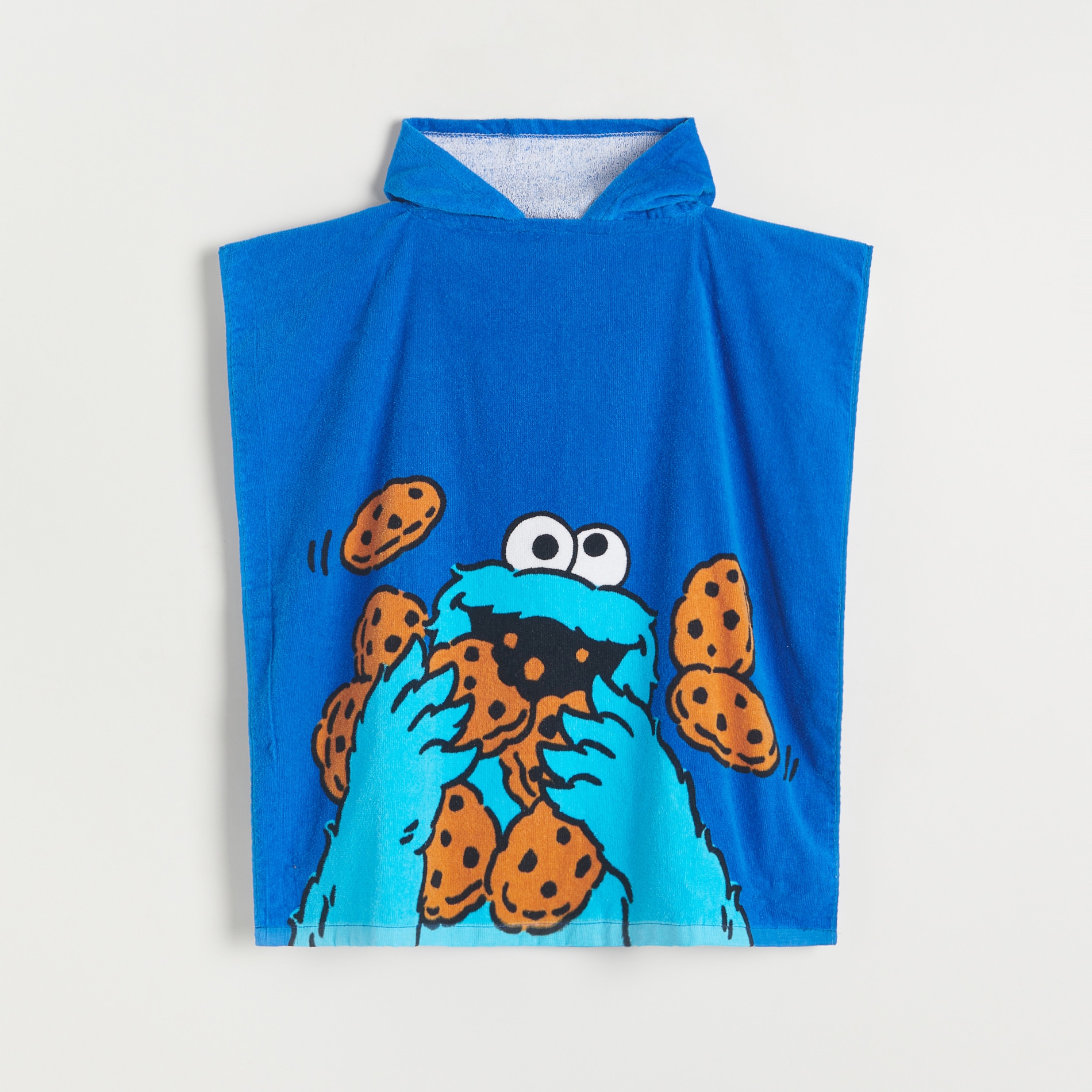 E-shop Reserved - Uterák s kapucňou Cookie Monster - Modrá