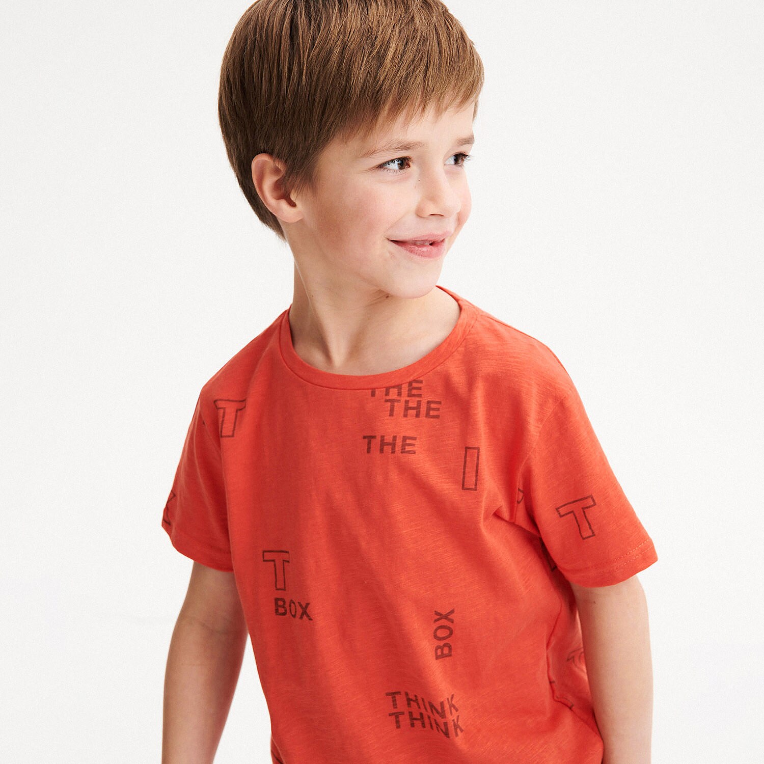 Reserved – T-shirt cu imprimeu – Roșu Boy imagine noua 2022