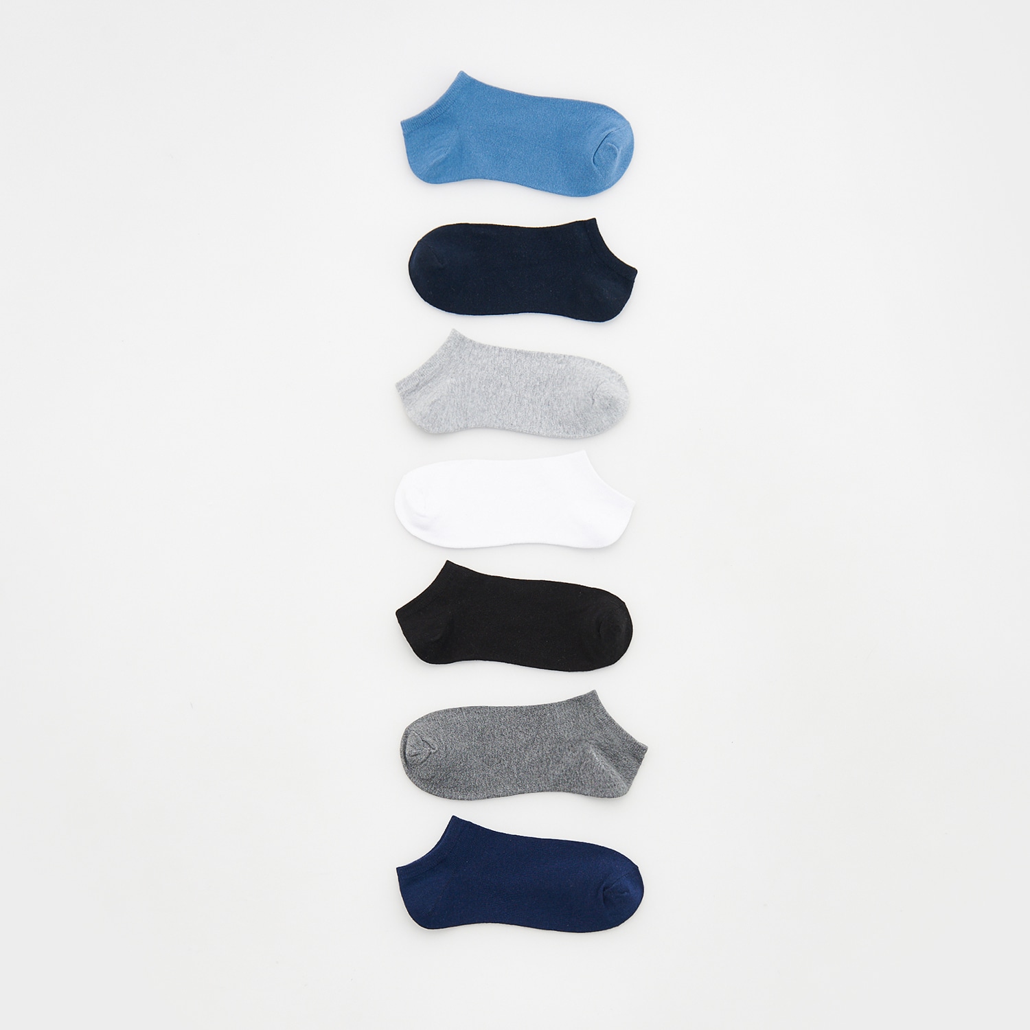 Levně Reserved - 7 balení ponožek - Modrá