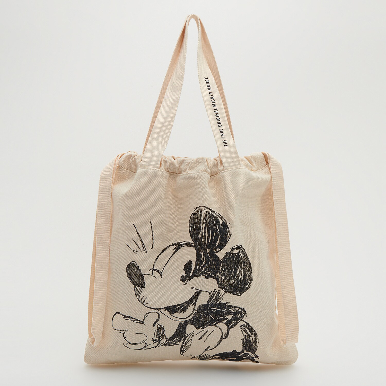 Reserved – Geantă din bumbac cu Mickey Mouse – Ivory accessories imagine noua 2022