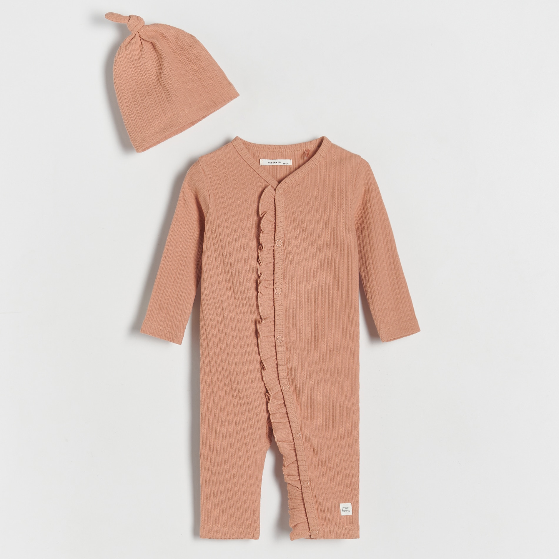 Levně Reserved - Babies` jumpsuit & cap - Oranžová