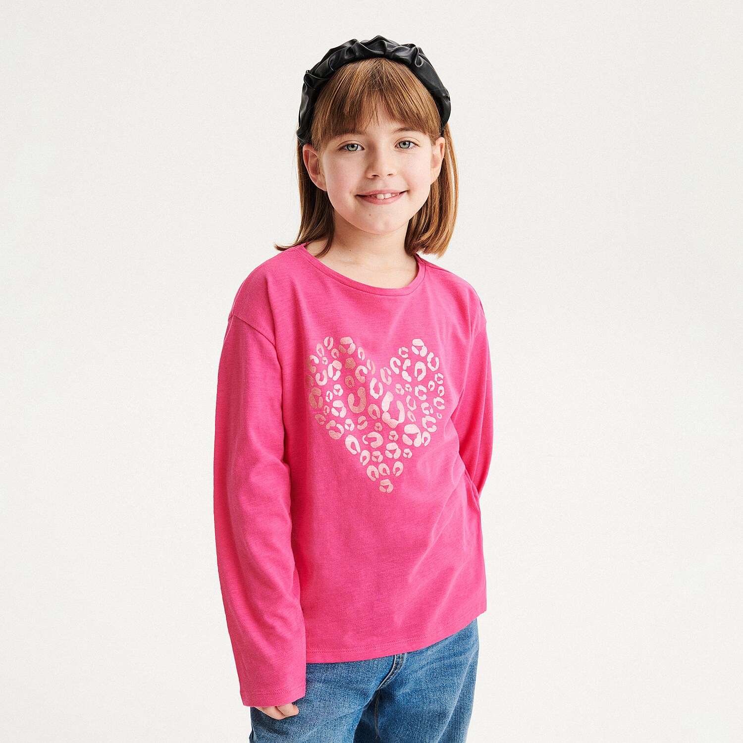 Reserved – Tricou din bumbac cu imprimeu – Roz bumbac imagine noua 2022