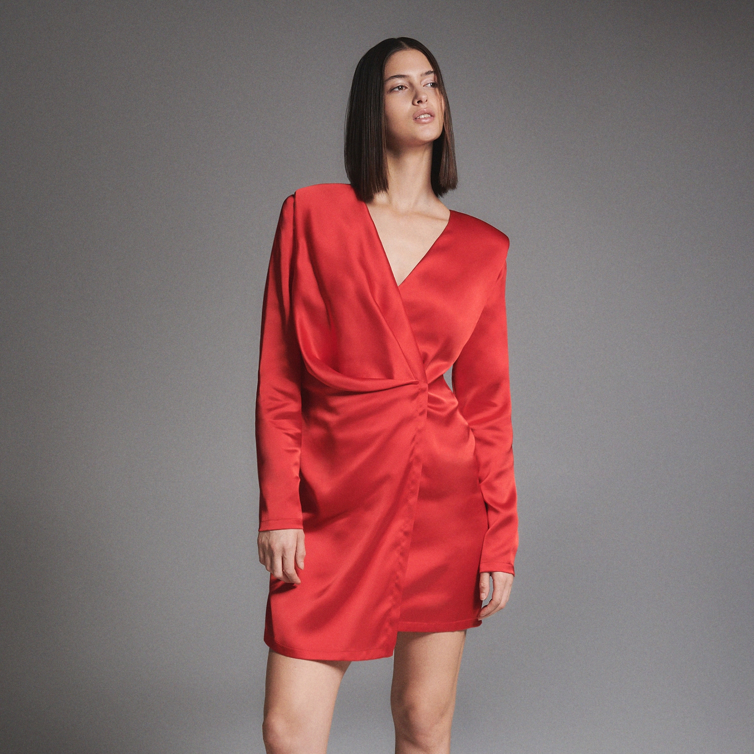 Reserved – Rochie mini – Roșu imagine noua 2022