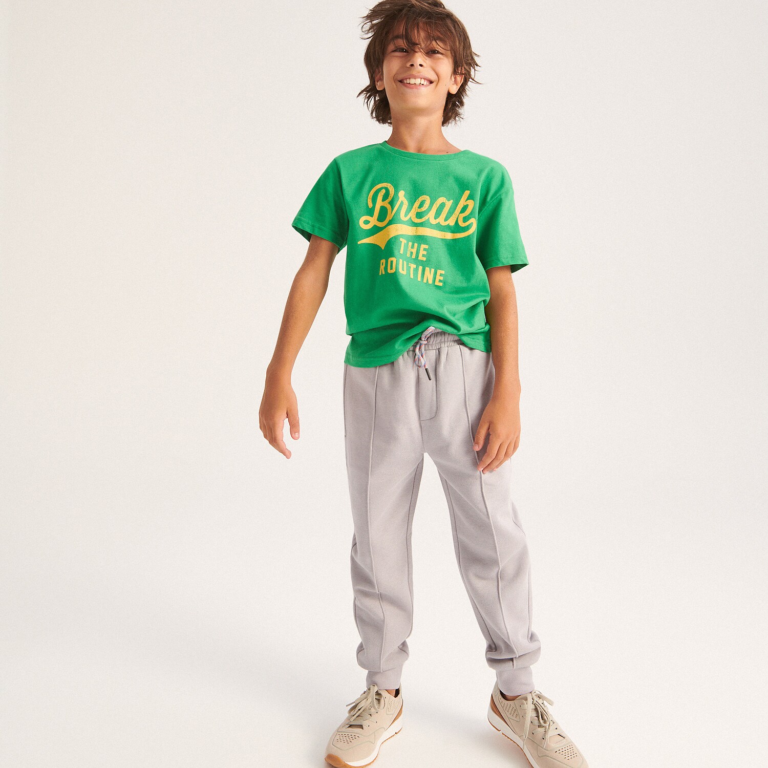 Reserved – T-shirt cu imprimeu – Verde Boy imagine noua 2022