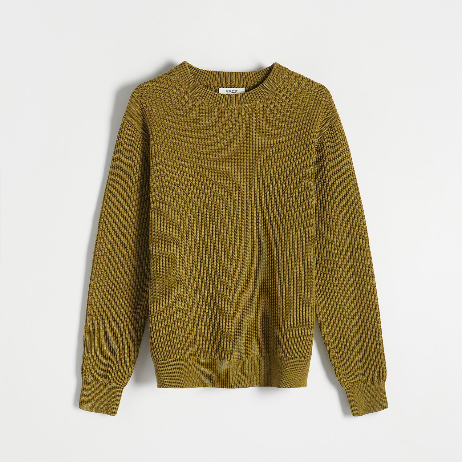 Reserved – Men`s sweater – Kaki clothes imagine noua 2022