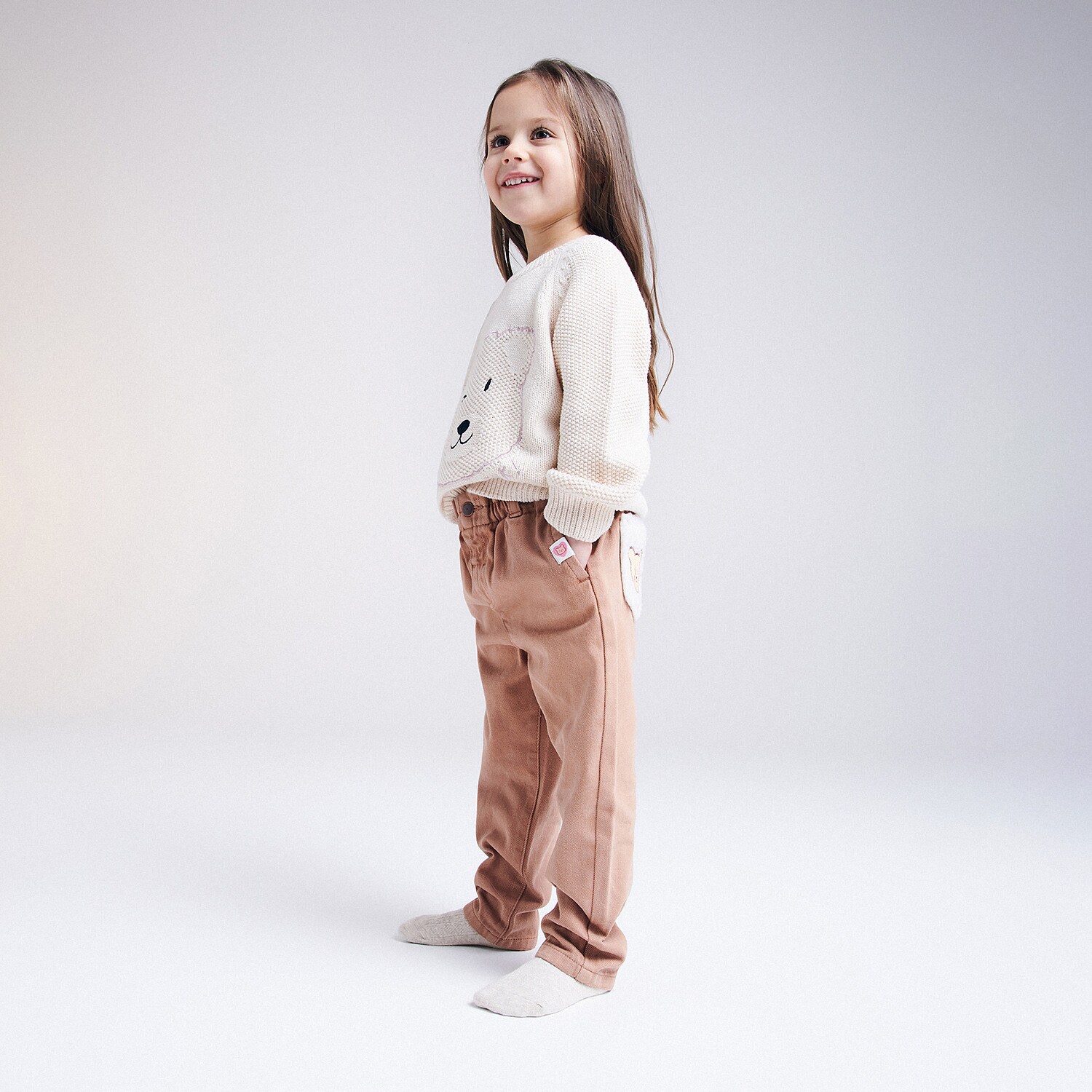Reserved – Girls` jeans trousers – Maro baby imagine noua 2022