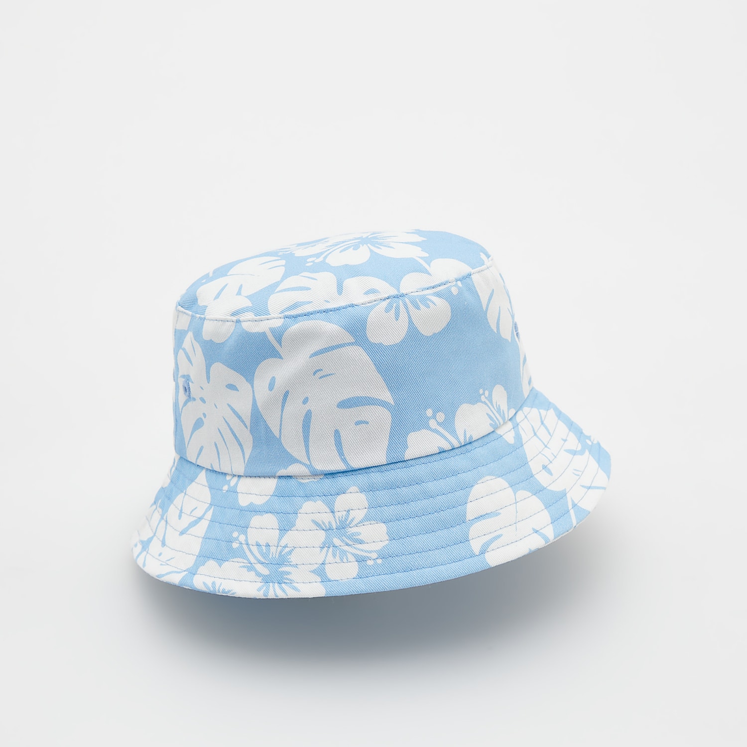 E-shop Reserved - Vzorovaný klobúk typu bucket hat - Modrá