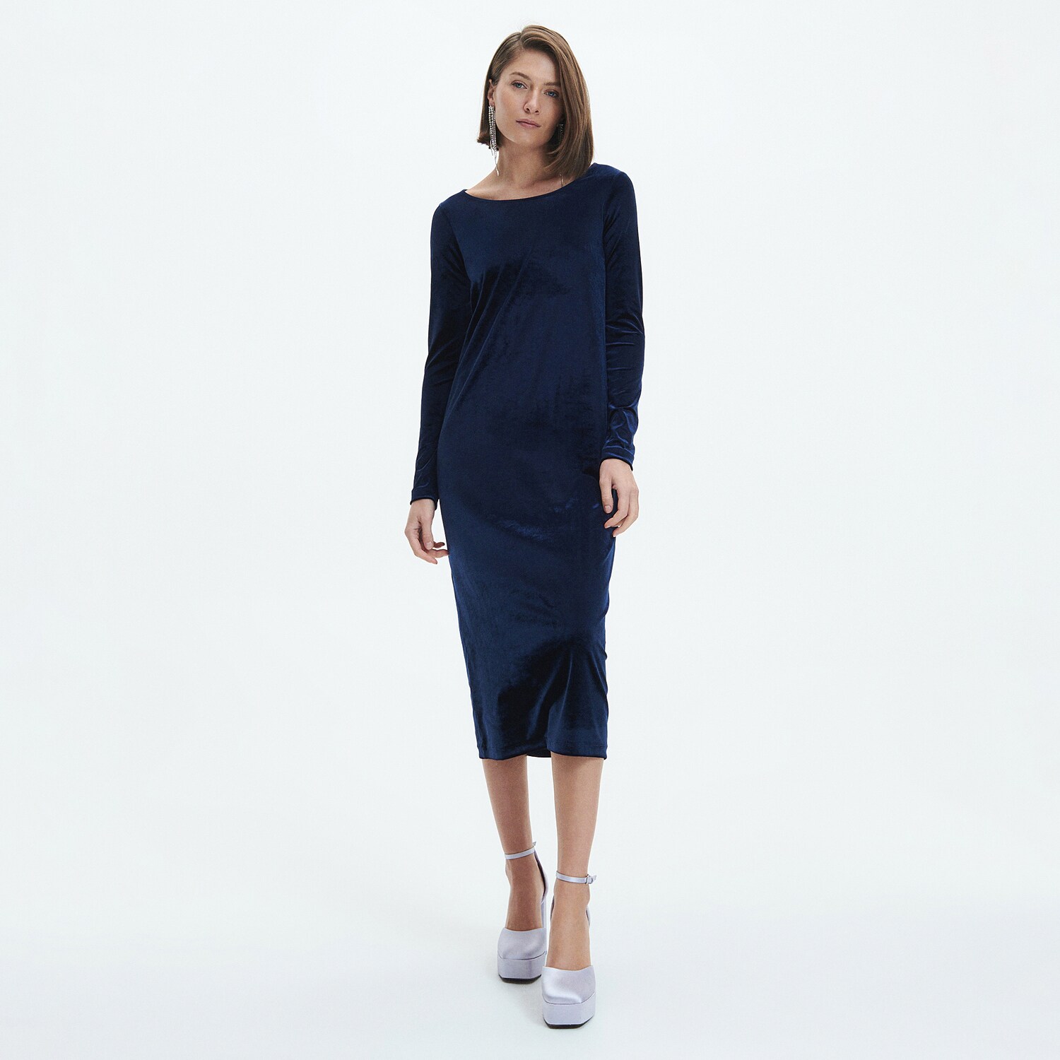 Reserved – Ladies` dress – Bleumarin bleumarin imagine noua 2022