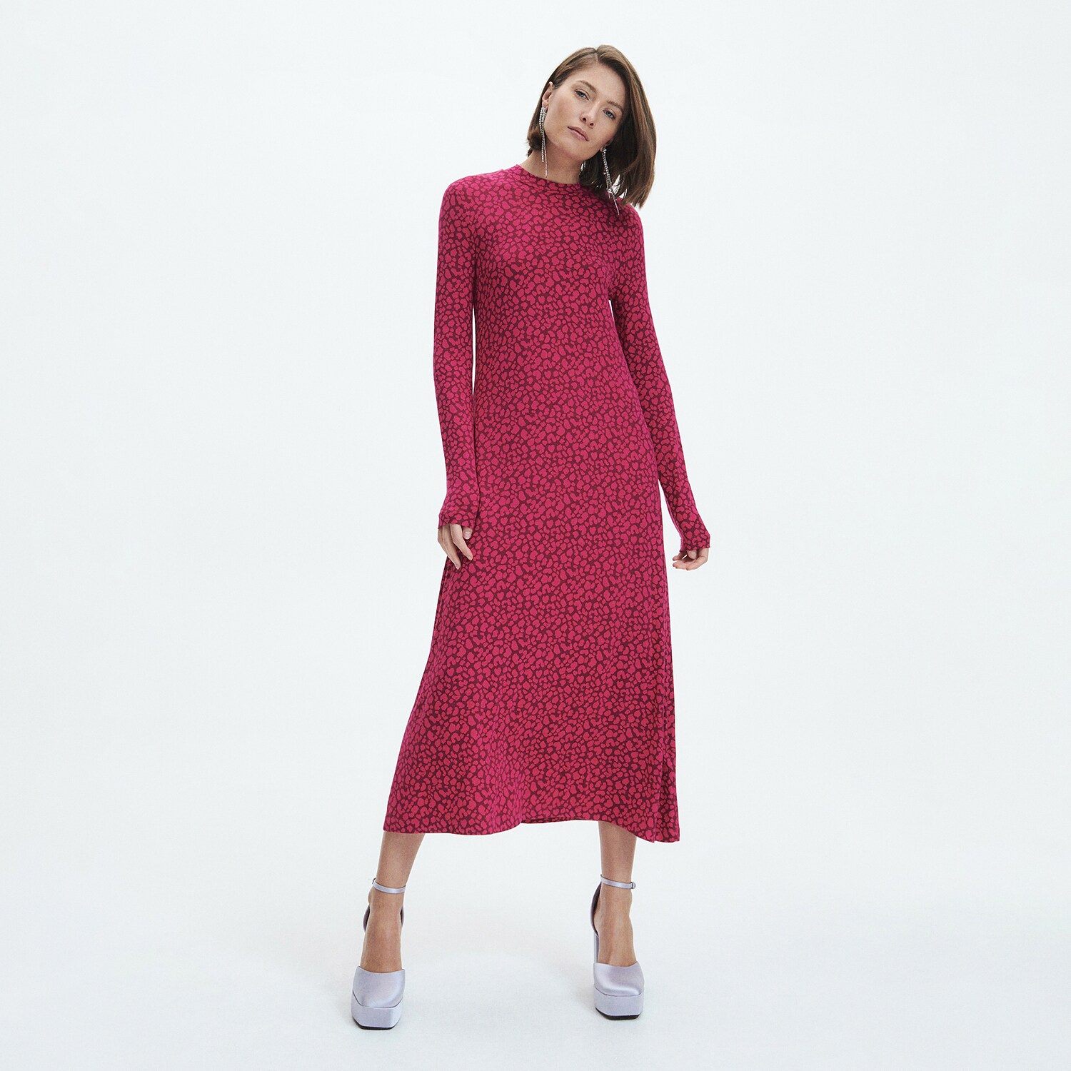 Reserved – Rochie cu conținut ridicat de modal Tencel™ – Multicolor clothes imagine noua gjx.ro