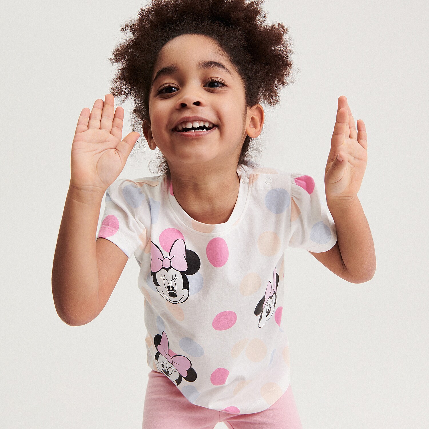 Reserved – Tricou Minnie Mouse, din bumbac – Ivory Baby imagine noua gjx.ro